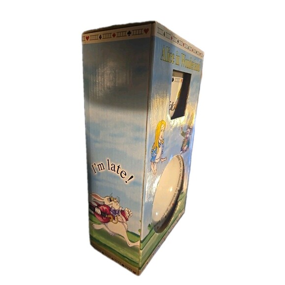 Alice In Wonderland Café Paul Cardew Tea Party Cup & Saucer Set With Box CHIPPED - Picture 8 of 16